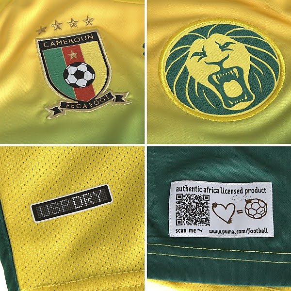 Cameroon Away Close-up